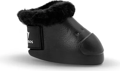Produktbild von Gatusos Royal Shearling Hufglocken Für Pferde Schwarz M Schwarz M