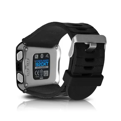 Produktbild von kwmobile Ersatzarmband kompatibel mit Garmin Forerunner 920XT Armband - Fitnesstracker Band aus Silikon in Schwarz