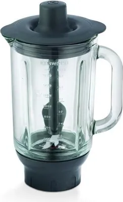 Image de Blender en Verre 1.6L, 4 Lames, Thermoresist, pour Robots Pâtissiers Kenwood Chef, Chef XL, Major, Cooking Chef