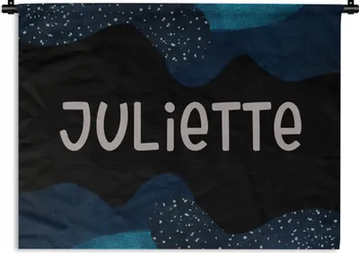 Produktbild von MuchoWow® Wandteppich Wandbehang Juliette - Pastell - Mädchen 120x90 cm Tapisserie Dekoration Wandtuch - Wohnen - Aufhänger für die Wand