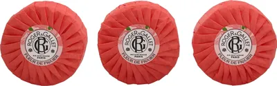 Zdjęcie produktu dla Roger & Gallet Fleur De Figuier Giftset Mydło w kostce - 3x100gr 300 g