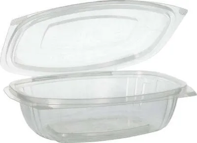 Produktbild von Papstar Verpackungsbecher mit Klappdeckeln, PLA "pure" 750 ml 6,6 cm x 20,5 cm x 16,8 cm, 4 x 50 Stück