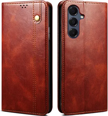 Obrázek produktu pro Pouzdro pro Samsung Galaxy A26 kožené flip pouzdro peněženka s funkcí stojánku červené