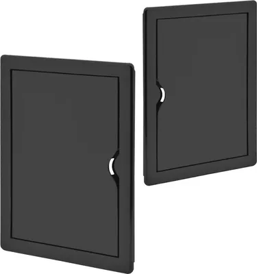 Zdjęcie produktu dla ORNO | Klapa rewizyjna ID-15/20 - 165x215 mm - czarna - Wysokiej jakości ABS - Estetyczna i elastyczna