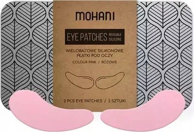 Obrázek produktu pro Mohani Wielorazowe płatki silikonowe pod oczy Pink, 2 sztuki