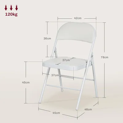 Produktbild von Ergonomischer Schreibtischstuhl - Bürostuhl - Hohe Rückenlehne - Gepolstert - Drehbar - Metallgestell - Nicht höhenverstellbar - Weiß