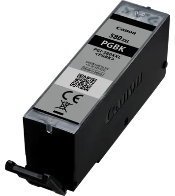 Produktbild von Canon PGI-580 XXL Pigmentschwarz-Tintentank, Extrahohe (Super-) Ausbeute, Schwarz, Tinte auf Pigmentbasis, 25,7 ml, 1 Stück(e), Einzelpackung