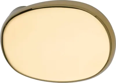 Produktbild von MARCHESI Türknopf gekröpft oval, 51 x 81 x 47, Edelstahl Messing poliert