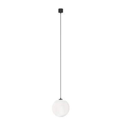 Zdjęcie produktu dla Lampa wisząca LED, metal, czarny, matowy biały