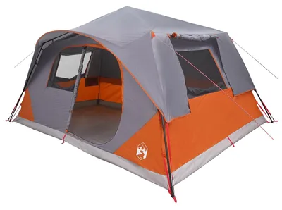 Immagine prodotto di Tenda Sofort con tettoia di vidaXL, grigia e arancione, 365 x 280 x 200 cm