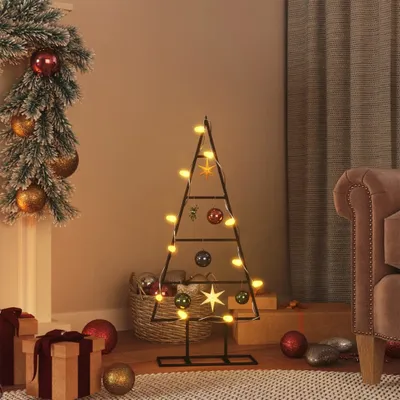 Obrázok produktu pre Maison Exclusive - Kovový vianočný stromček, dekorácia, čierny, 60 cm