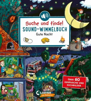 Zdjęcie produktu dla Suche und finde! Sound-Wimmelbuch - Gute Nacht