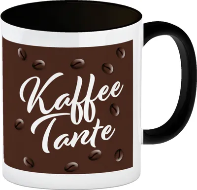 Produktbild von Kaffee Tante Kaffeebecher Schwarz Du bist noch auf der Suche nach einem