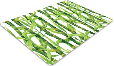 Produktbild von Stuhlunterlage Bürostuhlunterlage 120 cm x 90 cm Bodenmatte Bürostuhlunterlage - Bambus