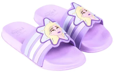 Produktbild von Badelatschen Frozen Elsa Lila 28/29