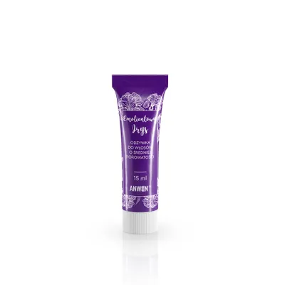 Zdjęcie produktu dla Anwen Emolientowy Irys Mini Odżywka do włosów o średniej porowatości, 15ml