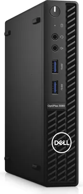 Produktbild von DELL OptiPlex 3080, 2,3 GHz, Intel® Core™ i5, i5-10500T, 8 GB, 256 GB, Windows 10 Pro