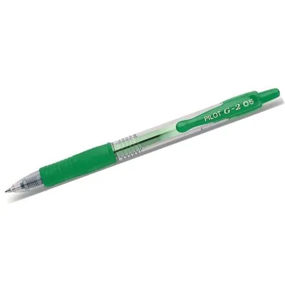 Produktbild von PILOT Gelschreiber G2 05 Strich /Gehäusefarbe: grün