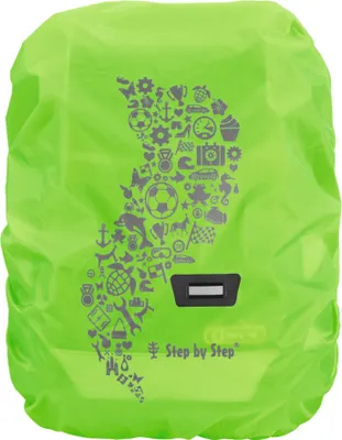 Produktbild von Step by Step Schulzubehör|Step by Step|hama Step by Step Regen-/Sicherheitshülle, Medium, Grün