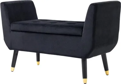 Produktbild von Polsterbank - Sofa - Sitzbank - Truhenbank - Hocker mit Sitzfläche - Mit Stauraum - Weiche Samtbezüge