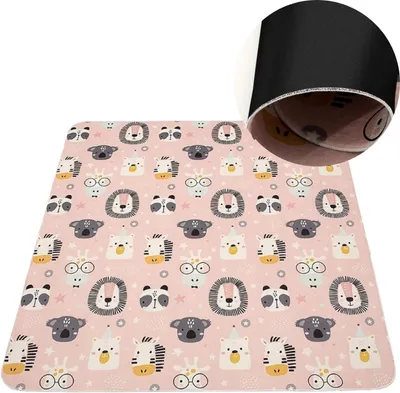 Obrázok produktu pre Detská hracia podložka 150x150 cm, skladacia, protišmyková, prateľná, do detskej izby