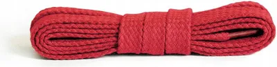 Produktbild von Langlebige flache Schnürsenkel 60 cm Kaps - Rot