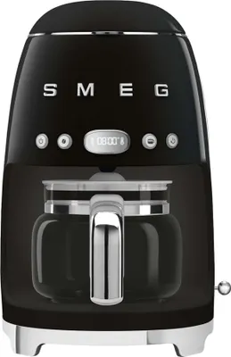 Produktbild von SMEG DCF02BLEU Filterkaffeemaschine Schwarz 50`s Style