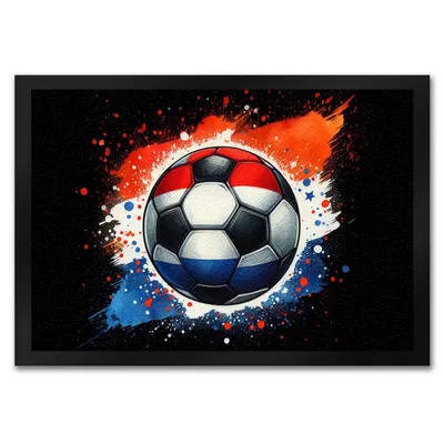 Produktbild von Fußball Niederlande Flagge Fußmatte in 35x50 cm
