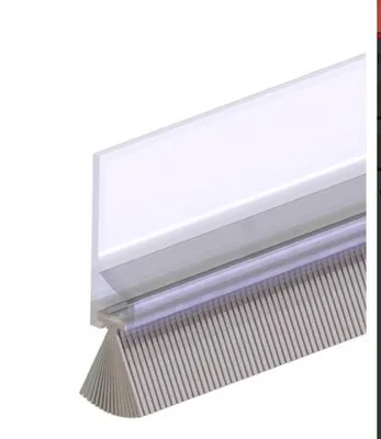 Produktbild von Ellen Türbodendichtung PDS-3-B-ZK mit Bürstendichtung sk Kunststoff transparent 703593