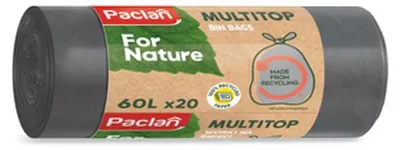 Productafbeelding van Werkprullenbak Paclan Nature, 60 liter, 20 stuks