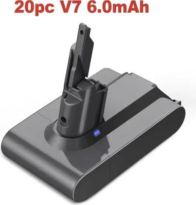 Image de Batterie de rechange - Aspirateur sans fil V7 - Capacité 6,0 Ah / 6 000 mAh - Li-ion - Compatible avec les modèles V7 Absolute/Animal/Motorhead/Fluffy - Lot de 20 - Gris
