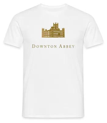 Produktbild von Spreadshirt Downton Abbey Highclere Castle Männer T-Shirt, 3XL, Weiß