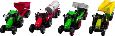 Produktbild von Kids Globe tractor met aanhanger 25cm met L/G