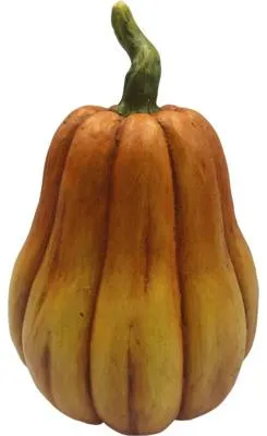 Produktbild von Deko Kürbis Lafiora 24 x 24 x 36 cm orange