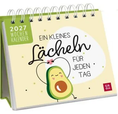 Produktbild von Mini-Wochenkalender 2027: Ein kleines Lächeln für jeden Tag
