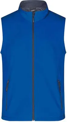 Produktbild von James+Nicholson JN1128 | Herren Promo Softshell Vest / Wasserabweisend, winddicht - Farbe: Nauticblue/Navy - Größe: L
