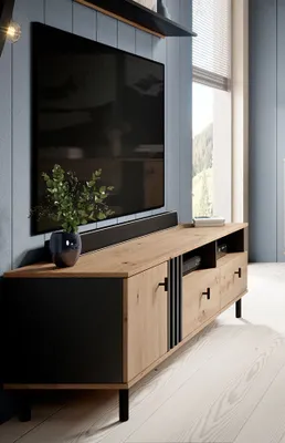Immagine prodotto di Base TV ribassata Mobile TV 165cm Rovere Sand Grange 80142583