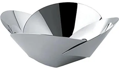 Korfschale aus Edelstahl 18/10, glanzpoliert, 23,5 cm