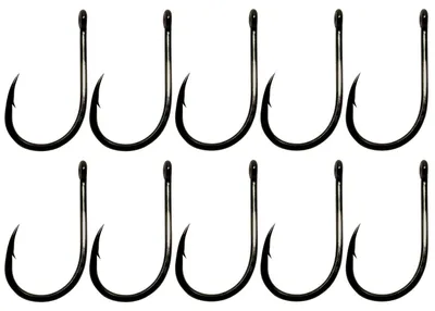 Produktbild von Gamakatsu Power Carp Ring Eye - 10 Angelhaken, Größe:14
