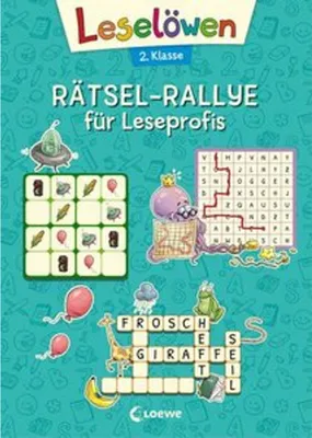 Produktbild von Leselöwen Rätsel-Rallye für Leseprofis - 2. Klasse (Türkis)