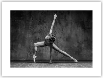 Produktbild von Poster - Poster ohne Rahmen - Tanz Figur Schwarz und Weiß - 40x30 cm - Wand Bild - Wanddeko - Wandbilder - Kunstposter - Wandposter - Bilder - Kunstdruck - Wanddekoration - Wandbild - P2XAA40x30-4348