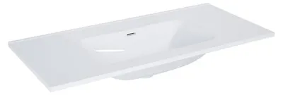 Productafbeelding van COSMIC wastafel, inbouwmodel, 100 cm, zonder kraangat
