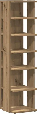 Immagine prodotto di vidaXL Scarpiera rovere artigianale 28x27x102 cm Materiale a base di legno