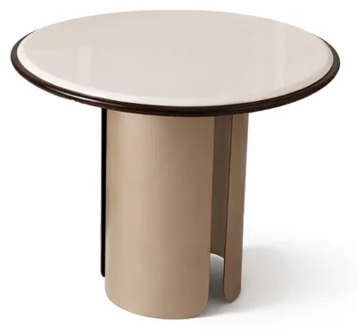Image de Tables d'appoint beige, tables rondes, table de salon, meubles design