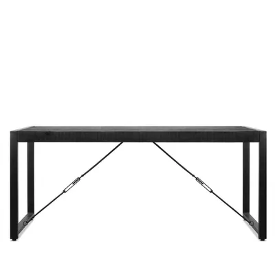 Imagen del producto de Mesa de comedor Britt de madera de mango, 200 cm - Color