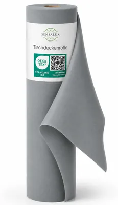 Produktbild von Sensalux Tischdeckenrolle, 1,50m x 25m Grau