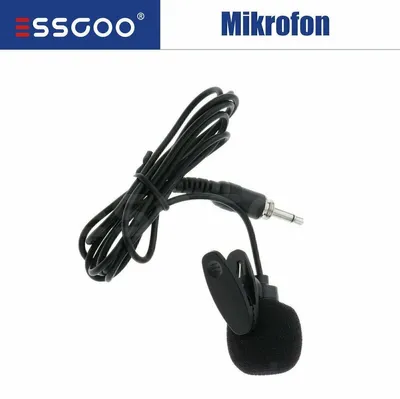 Zdjęcie produktu dla Mikrofon krawatowy z wtykiem jack, mikrofon pojemnościowy do komputera, smartfona, kamery, mikrofon bezprzewodowy, do radia samochodowego, nawigacji, nagrywania, streamingu, do nagrywania głosu
