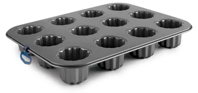Produktbild von Canele-Form 12 Mulden IBILI, Stahlblech, PFAS-frei, Backform, Kuchenform