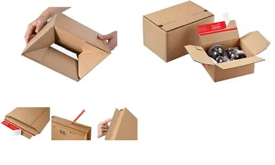 Produktbild von ColomPac Versandkarton CP 151.116 230x160x80mm braun