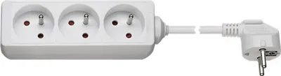 Produktbild von Goobay 77650 Steckdosenleiste 1,5 m, Weiß, 1.5 m - 3x Typ E Buchse, Kindersicherung